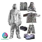 Fire Protected Safety Suit  full set with Gloves / Helmet / Boot